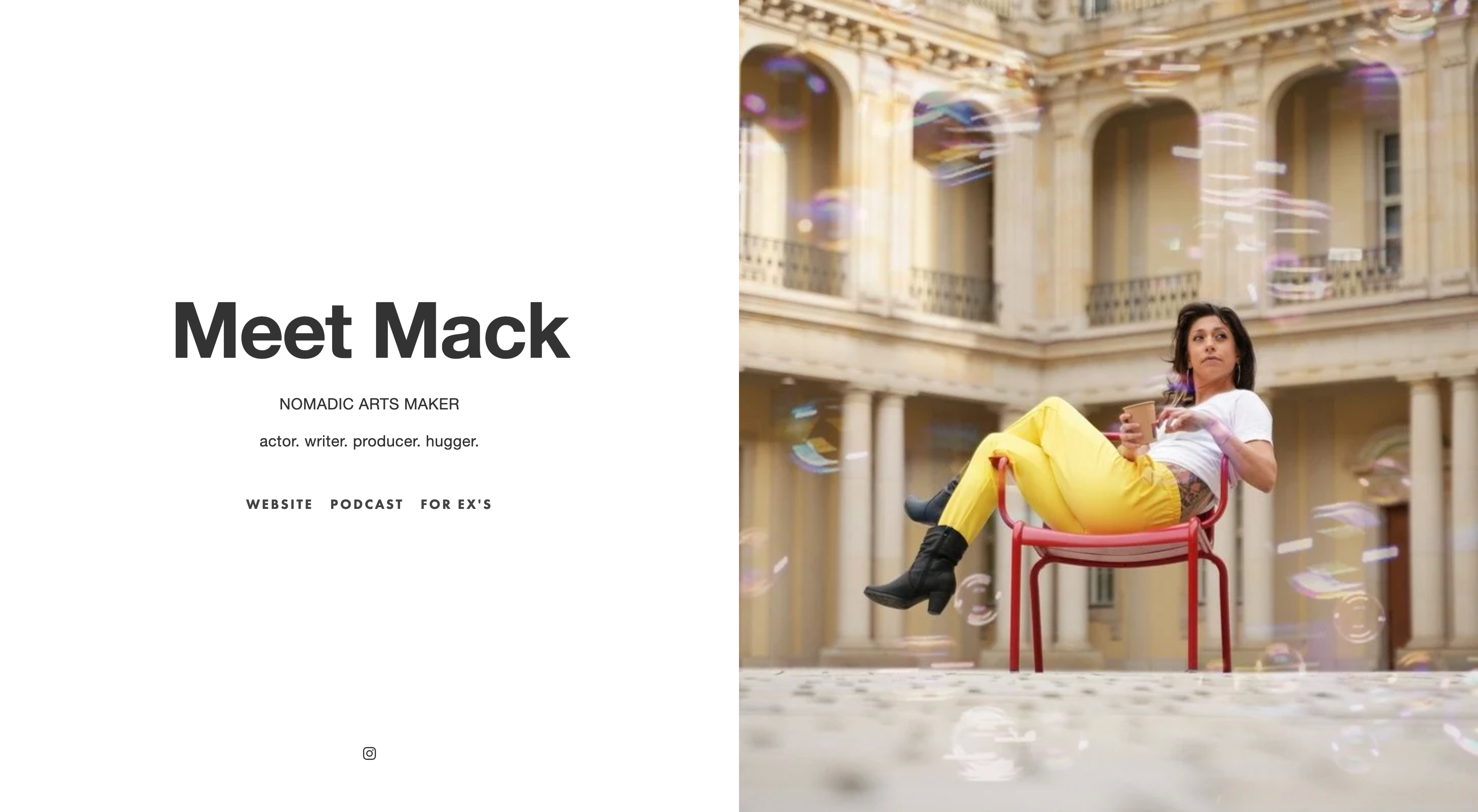 Mack homepage